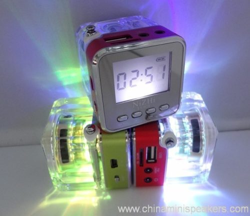 Portable Card Mini speakers with FM Radio 2 Portable Card Mini Speakers with FM Radio