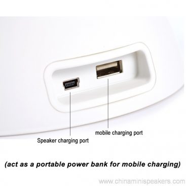 Handset telepon Bluetooth untuk Iphone 5 dengan stasiun pengisi baterai 4
