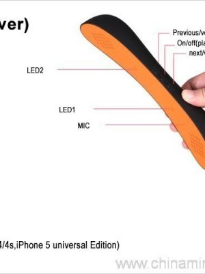 Idejn tal-mowbajl Bluetooth għal Iphone 5 bl-istazzjon tal-kollettur - Image 7