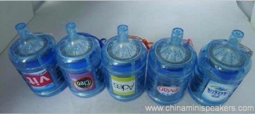 Colorful water bucket shape mini speaker