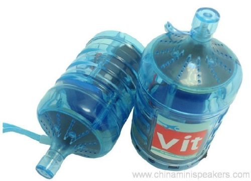 Colorful water bucket shape mini speaker