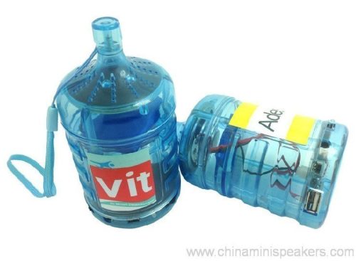 Colorful water bucket shape mini speaker
