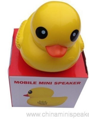 Lovely slatka žuta patka mini zvučnik s FM radio / usb - Slika 4