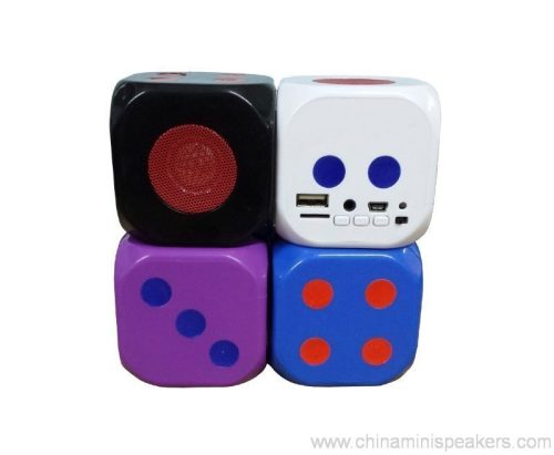 Mini Cube Dice Speaker for iPhone/iPad/iPod/MP3 Players 4 Mini Cube Dice Speaker for iPhone/iPad/iPod/MP3 Players