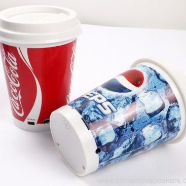 mini digital Cola cup sound box speaker