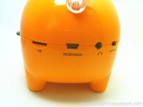 Pig shape speaker with USB and TF Slot