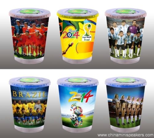 promotional coffee cup usb mini speaker