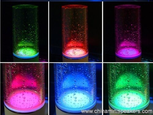 Touch Change Color Water fountain Spray Speakers