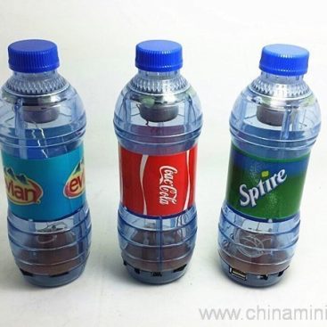water bottle shape speaker