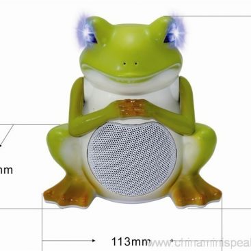 Động vật loa ếch theo phong cách mini loa với radio FM hỗ trợ ánh sáng LED 2