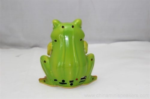 Animal speakers frog style mini speaker with LED light Support FM radio 4 Animal speakers frog style mini speaker with LED light Support FM radio
