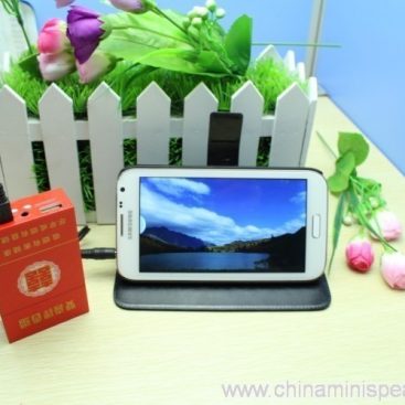 Spéker mini cigarat nganggo kotak sora radio stéréo USB / TF / FM 4