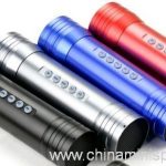 လက်နှိပ်ဓာတ်မီးနှင့်အတူ LED Mini ကိုစက်ဘီးအားကစားစပီကာ 3