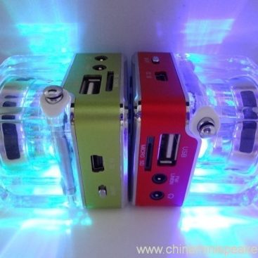 Radio FM Speaker With Led Flashing Lights 2