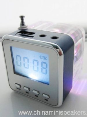 Radio FM altavoz con luces intermitentes Led - Image 4