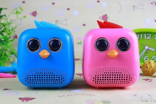 Cartoon Bird Mini TF Card Slot Speaker