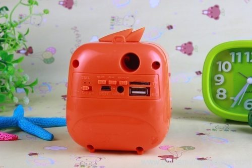 Cartoon Bird Mini TF Card Slot Speaker