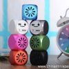 Mini FM Vibration Resonance MP3 PC Micro SD Slot Speaker