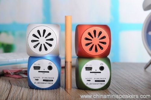 Mini FM Vibration Resonance MP3 PC Micro SD Slot Speaker