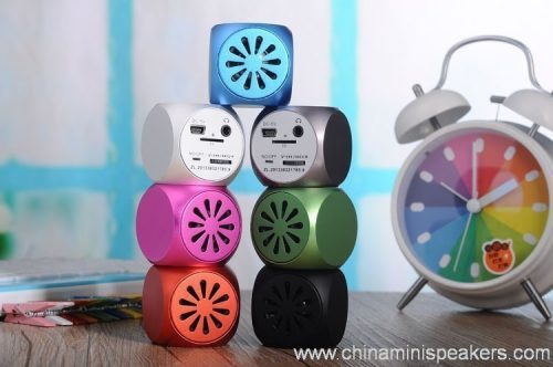 Mini FM Vibration Resonance MP3 PC Micro SD Slot Speaker