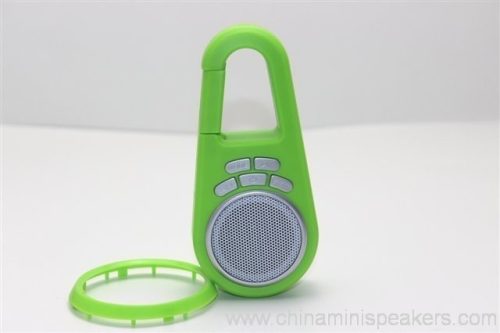 Mountaineering Buckle Mini USB Speaker with FM Radio