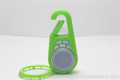 Mountaineering Buckle Mini USB Speaker with FM Radio