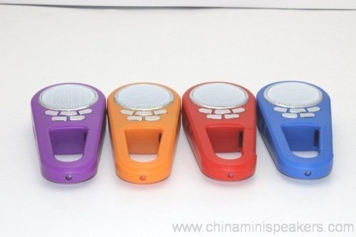 Mountaineering Buckle Mini USB Speaker with FM Radio