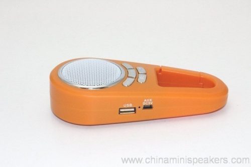 Mountaineering Buckle Mini USB Speaker with FM Radio