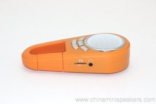 Mountaineering Buckle Mini USB Speaker with FM Radio