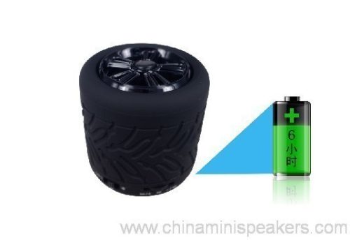 Colorful tyre bluetooth speaker with TF 2 Colorful Tyre Bluetooth Speaker with TF