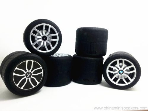 Colorful tyre bluetooth speaker with TF 3 Colorful Tyre Bluetooth Speaker with TF