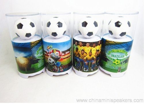 Football candle shape speaker with tf card usb support Football Candle Shape Speaker with TF Card USB Support