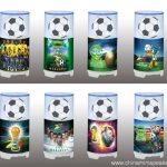 Football candle shape speaker with tf card usb support 6