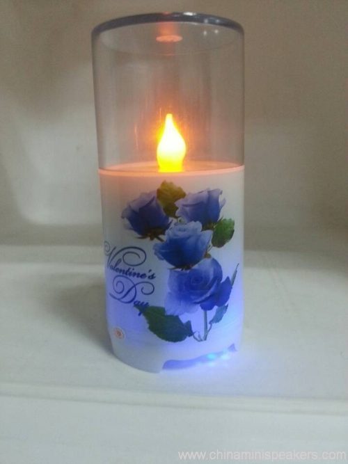 LED Candle Light TF Card Speaker 4 LED Candle Light TF Card Speaker