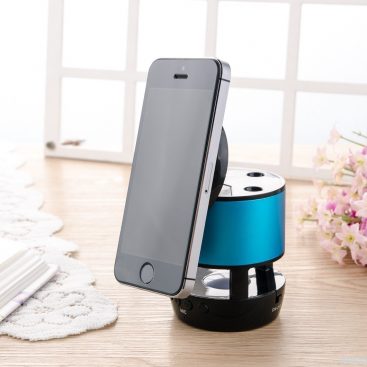 Cell Phone Holder Speakers Mobile Phone Stand Wireless Bluetooth Speaker 7