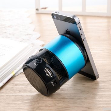 Cell Phone Holder Speakers Mobile Phone Stand Wireless Bluetooth Speaker 8