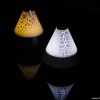 Colorful mini creative crack light cone night lamp bluetooth speaker