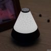 Colorful mini creative crack light cone night lamp bluetooth speaker