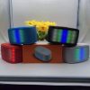 Colorfull mini brick bluetooth speaker with magic LED lights