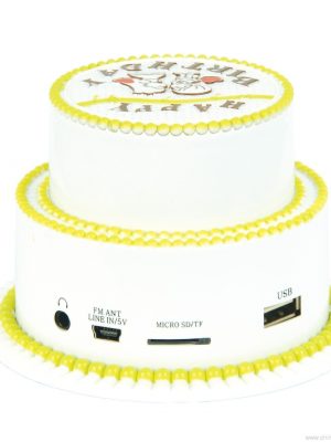 Cake cake dhalashadiisa sameecad sameeye yar oo leh raadiyaha FM-ga ah USB / PC - Sawirka 13