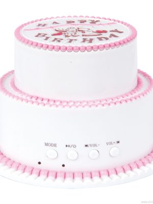 Cake cake dhalashadiisa sameecad sameeye yar oo leh raadiyaha FM-ga ah USB / PC - Sawirka 9