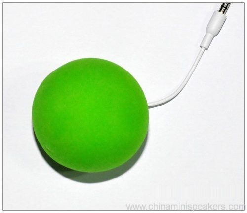 Gift Mini Portable Travel Music Sponge Ball Speaker with 3.5mm Audio Jack