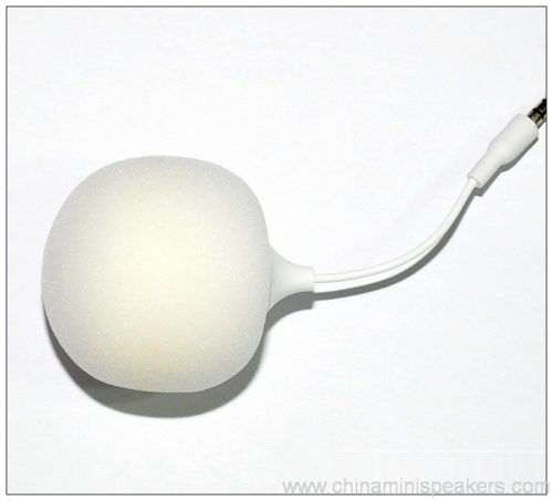 Gift Mini Portable Travel Music Sponge Ball Speaker with 3.5mm Audio Jack