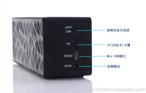 Stereo Sound Wireless Bluetooth Speaker with TF Card Slot Touch Botton 9 Stereo Sound Wireless Bluetooth Speaker with TF Card Slot Touch Button