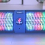Speaker Bluetooth Nirkabel kanthi Lampu LED sing ditampilake kanggo radio DJ lan FM 2