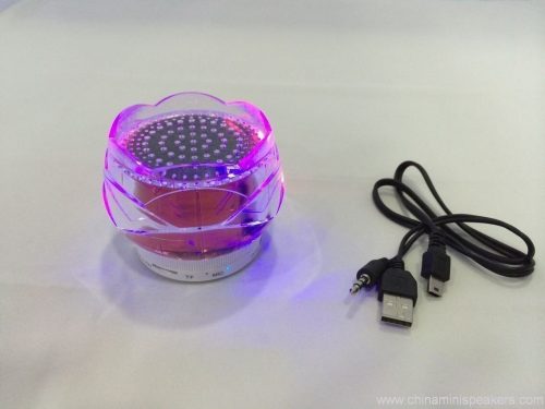 Crystal Rose Bluetooth Subwoofer Speaker with hand-free call, tf card reader, FM radio 2 Crystal Rose Bluetooth Subwoofer Speaker with FM Radio & TF Card