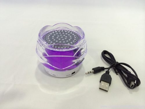 Crystal Rose Bluetooth Subwoofer Speaker with hand-free call, tf card reader, FM radio 7 Crystal Rose Bluetooth Subwoofer Speaker with FM Radio & TF Card