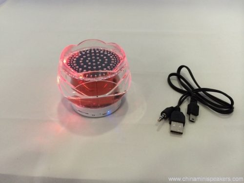 Crystal Rose Bluetooth Subwoofer Speaker with hand-free call, tf card reader, FM radio 9 Crystal Rose Bluetooth Subwoofer Speaker with FM Radio & TF Card