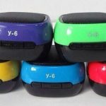 Bärbar kort subwoofer Bluetooth högtalare 4