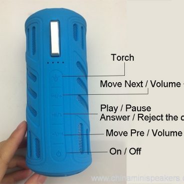 10w Super ntses bass thaj tsam portable waterproof bluetooth hais lus nrog 4400mAh powerbank 2